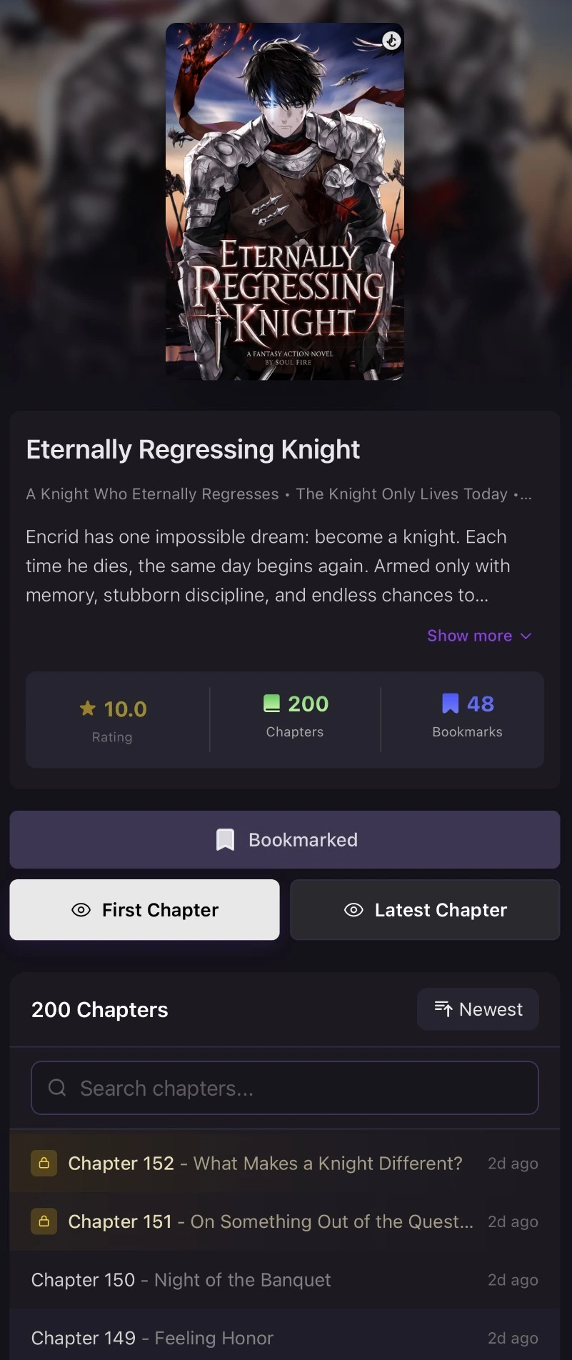 Preview of the Asura Novels beta